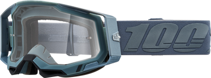 100% Racecraft 2 Goggles - Battleship - Clear 50009-00017 - Howling Moto