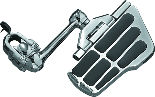 Kuryakyn Ergo II cruise boards with long chrome arms installed on a Honda Gold Wing GL1800 motorcycle.