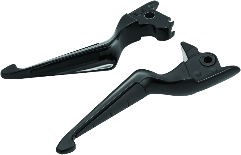 Kuryakyn ISO levers for Harley Davidson touring 2014-2015, ergonomic hand and foot controls with aluminum and rubber grips