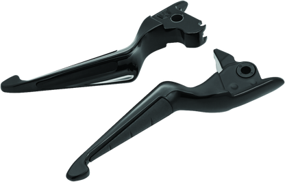 Kuryakyn ISO levers for Harley Davidson touring 2014-2015, ergonomic hand and foot controls with aluminum and rubber grips