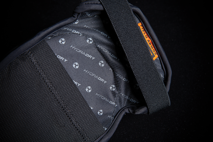 Black ICON Field Armor 3 Elbows in S/M size, protective motorcycle armor designed for elbow impact protection.
