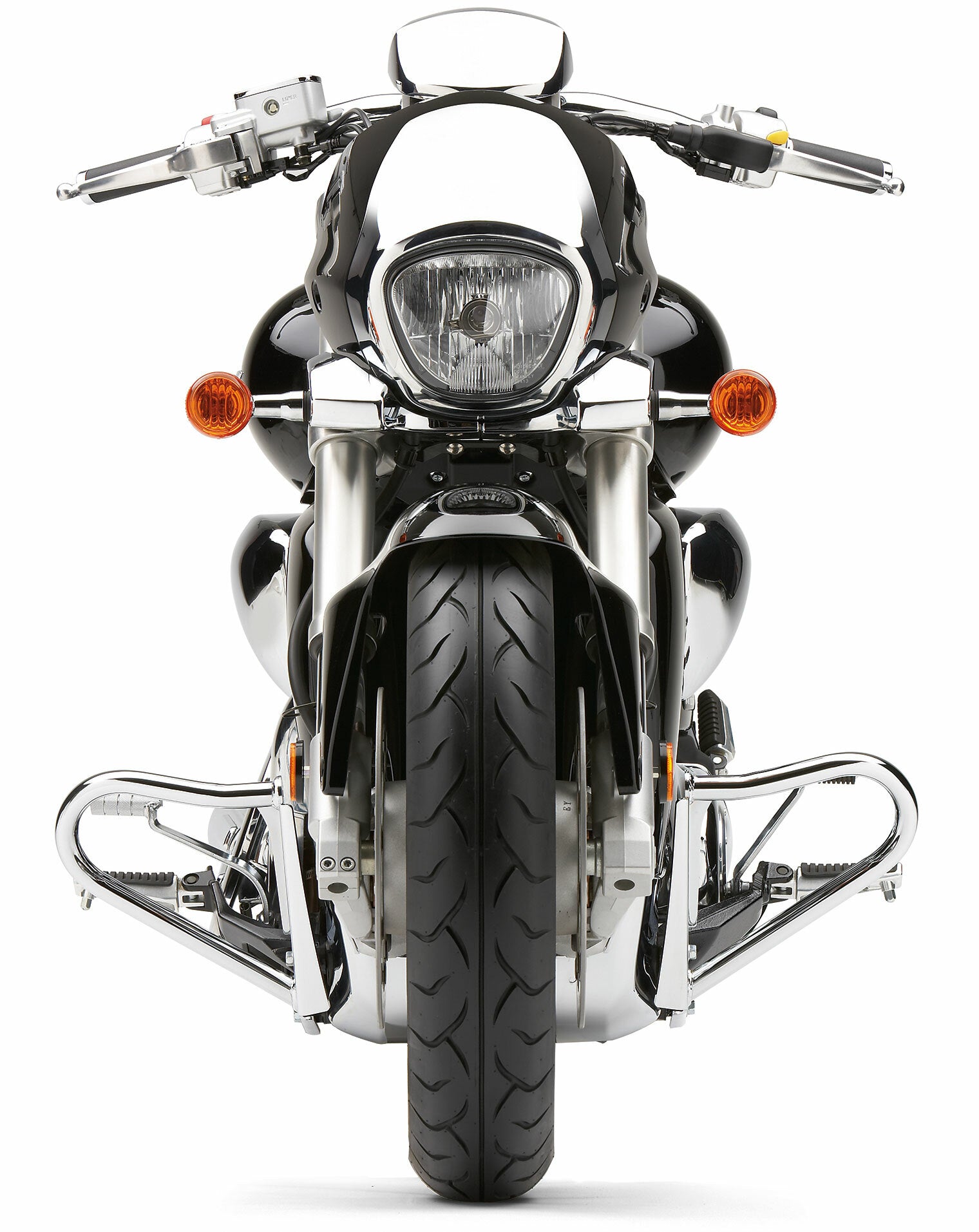 COBRA, COBRA Engine Case Guard Chrome for Suzuki Boulevard M109R 2006-2014 (Part #01-3345)