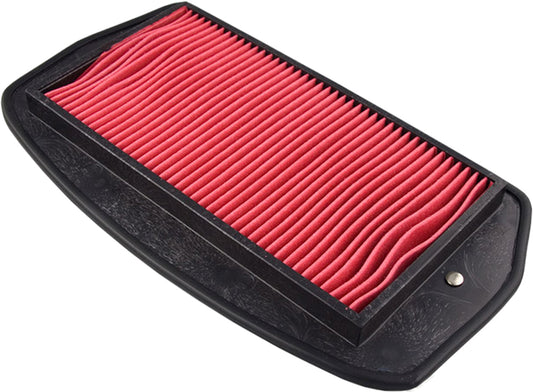 Hiflofiltro HFA4612 air filter for high-performance engines, showing the clean, rectangular filter element with brand markings.