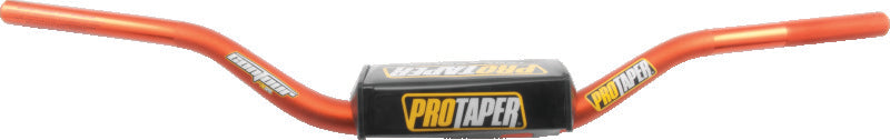 Orange ProTaper Contour Henry/Reed Handlebar for motocross bikes, featuring ergonomic design and durable construction.