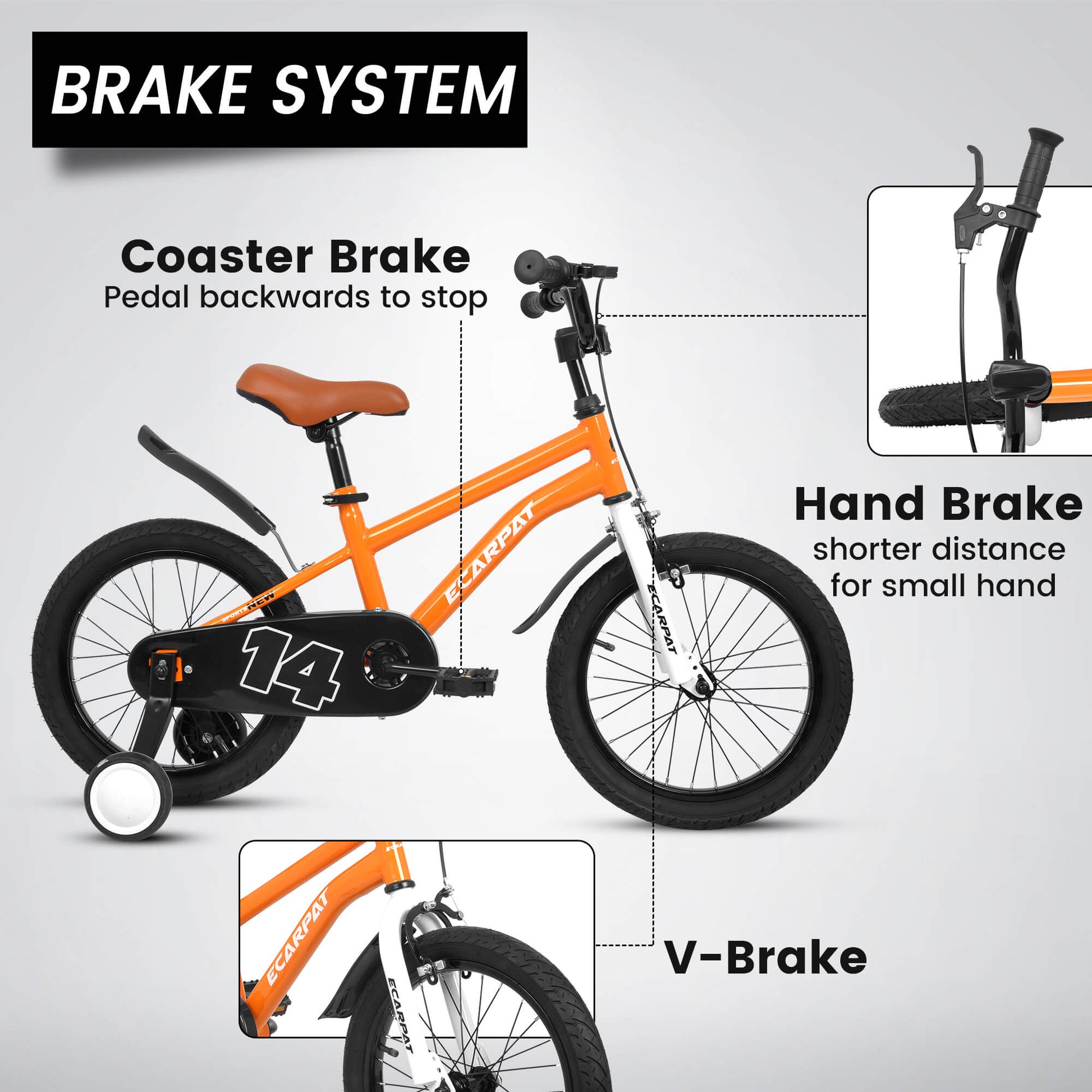 Ecarpat Candami 14” Kid Bike - Howling Moto
