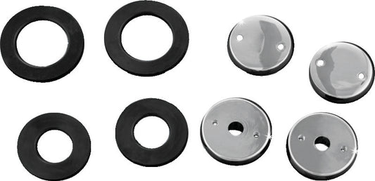 Kuryakyn Pivot Shaft Service Kit for powersports motorcycles, showing replacement components laid out on a white background.