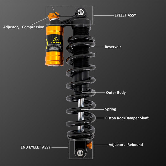 KKE Brand-new Modified Rear Suspension Shock for Surron Light Bee-X 2019-2024 (Collective) - Howling Moto