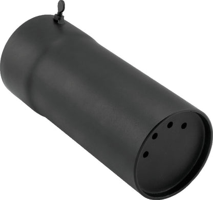 QuadBoss universal hunting exhaust part 157168 for muffler sound reduction, shown in the image with mounting details.