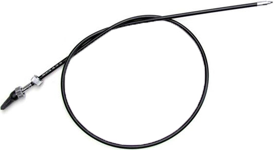 Black vinyl speedo cable from MOTION PRO, part number 06-0116, with visible connectors and flexible construction.