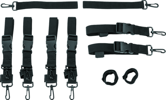 Kuryakyn, Kuryakyn Premium Luggage Strap Kit Part 5163 for Motorcycle Travel and Gear Securing