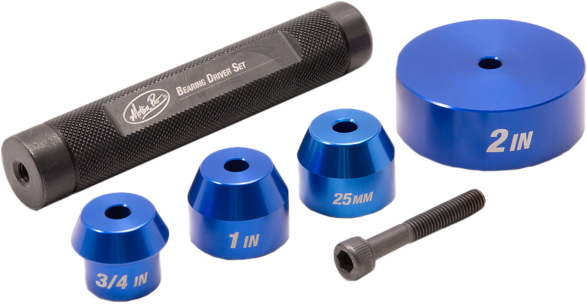 Motion Pro wheel bearing driver tool for Harley-Davidson wheels, designed for 2000 and newer motorcycle models.
