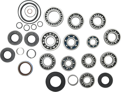 All Balls transmission bearing and seal kit, part #25-7010, showing bearings and seals for gearbox performance.