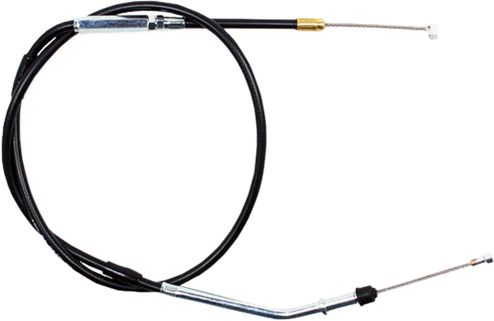 Motion Pro black vinyl clutch cable 04-0280 with metal fittings, designed for motorcycle clutch systems, shown in the image.