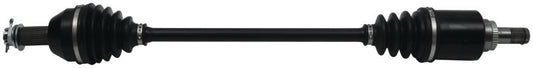QuadBoss Honda SXS1000 Talon 1000R front left axle part number 609644, showing the durable metal axle with mounting ends.