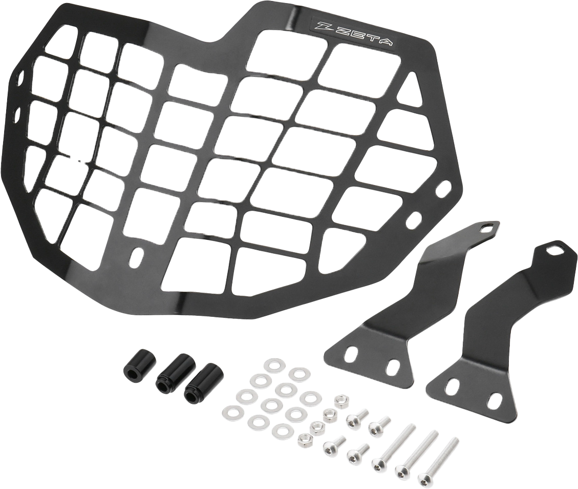 ZETA, ZETA Headlight Guard Black Hon - Part Number ZE52-4115 by ZETA