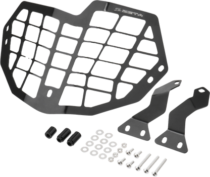 ZETA, ZETA Headlight Guard Black Hon - Part Number ZE52-4115 by ZETA