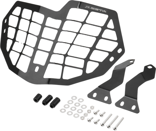 ZETA, ZETA Headlight Guard Black Hon - Part Number ZE52-4115 by ZETA
