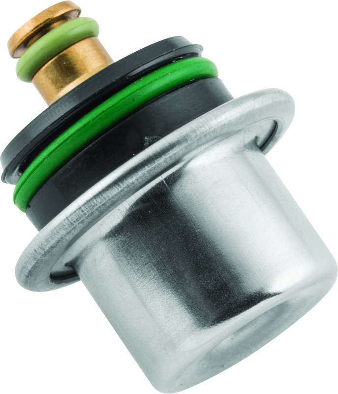 QuadBoss fuel pressure regulator for Polaris Ranger 500, part #403208, shown in an image with mounting details and product label.