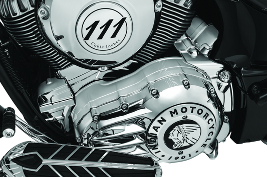 Kuryakyn, Kuryakyn Rear Oil Panel Accent Chrome for Indian Motorcycles - Part No. 5644