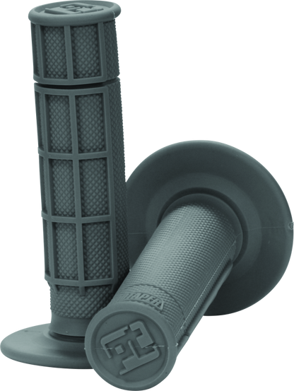 ProTaper Race Cut 1/2 Waffle Grips - Grey - Howling Moto