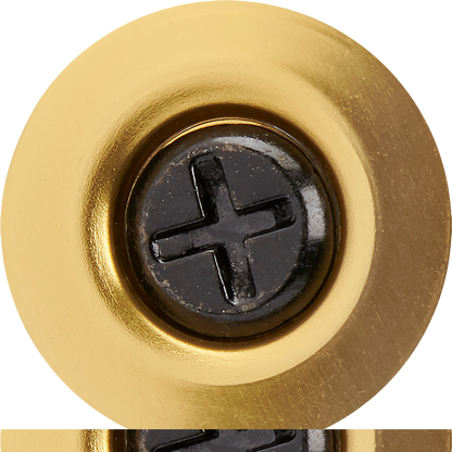 BILTWELL Gen 2 Hardware Kit - Black Screw - Gold Baseplate 0034-150-66 - Howling Moto
