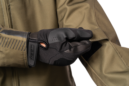 Bill's Exhausts ICON PDX3™ Olive Jacket in 2XL featuring a stylish, insulated design with visible front zipper and logo details.