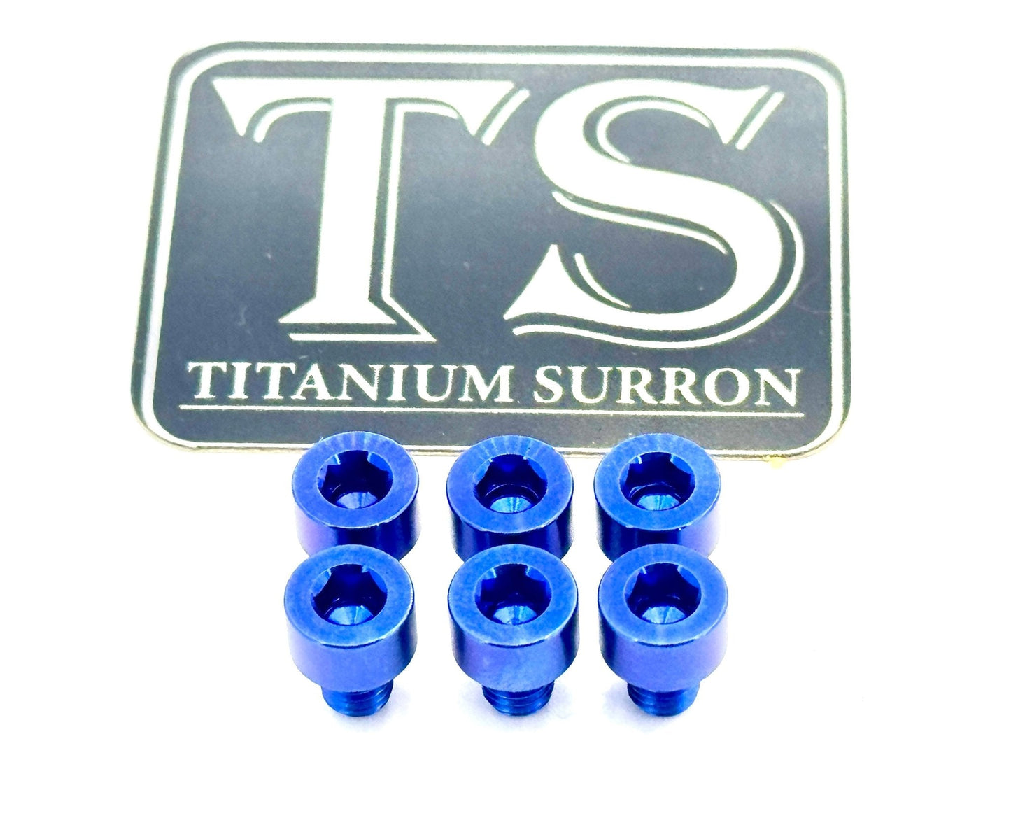 EBMX X9000 Heat Sink Titanium Bolt Kits (6) - Howling Moto