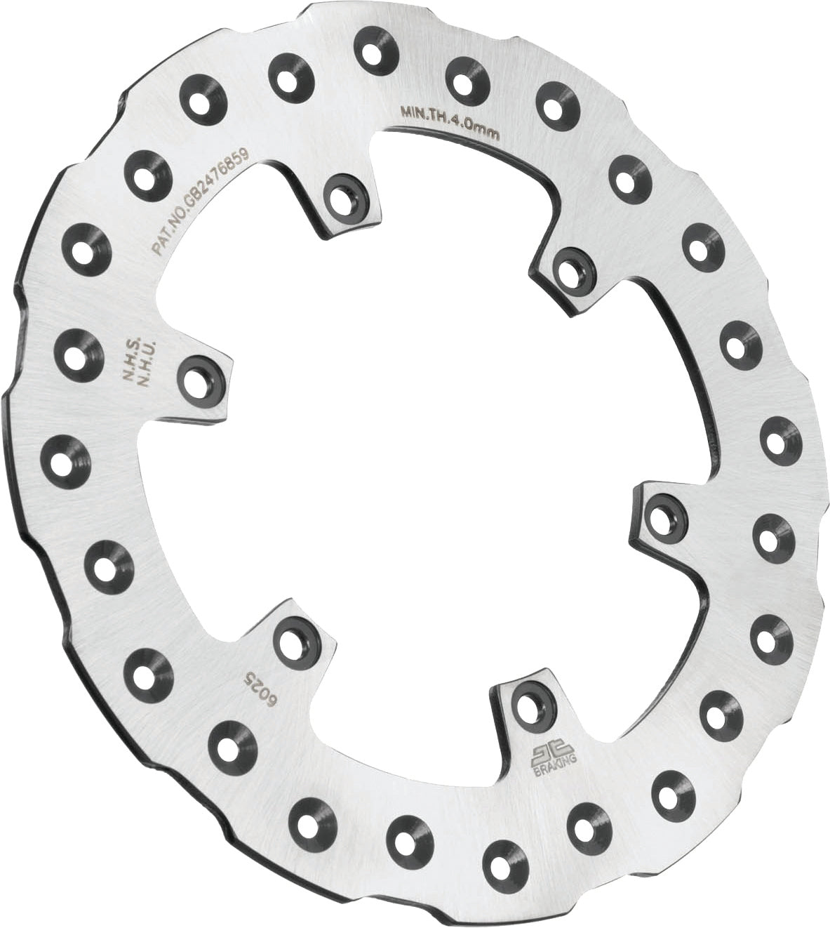 JT rear brake rotor SS self-cleaning for KTM motorcycles, featuring durable metal and vented design for optimal braking performance.