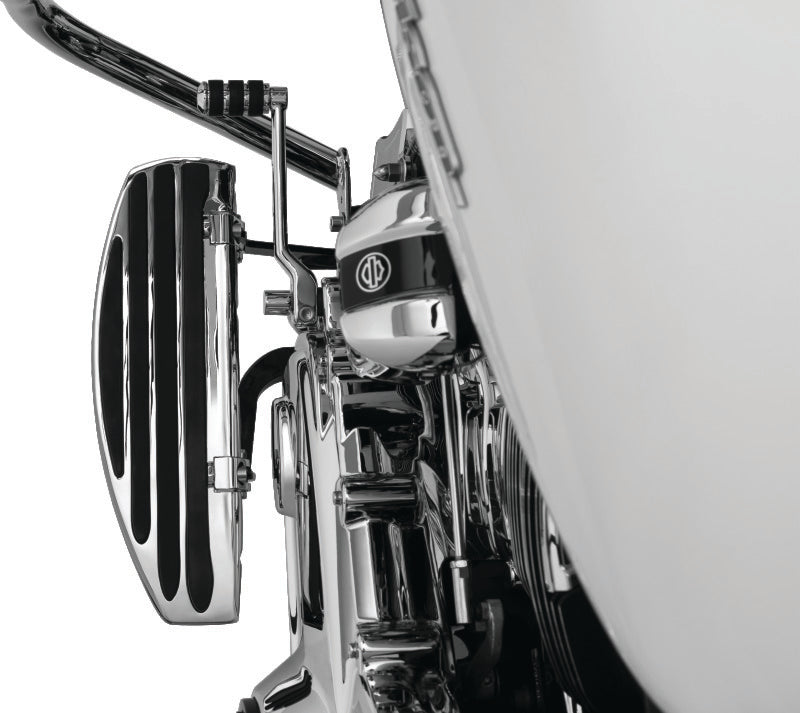 Kuryakyn, Kuryakyn Floorboard Relocator Brackets for Harley-Davidson Touring Models - Chrome Part #4609
