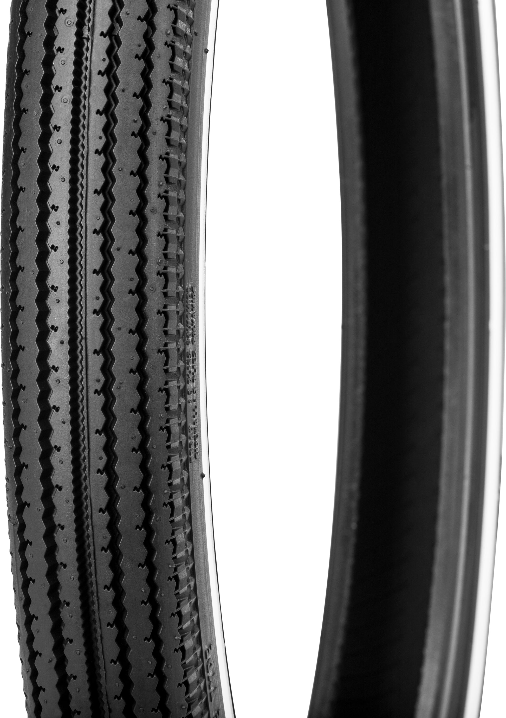 Shinko 270 Super Classic front motorcycle tire, 3.00-21 size, bias tube type with white wall, designed for vintage bikes.