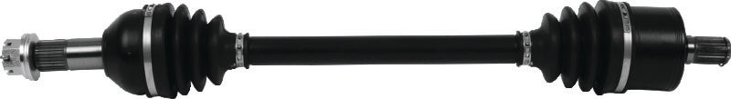 Rear left rugged axle for Can-Am Maverick Sport 1000, QuadBoss part #609575, shown on the vehicle's side.