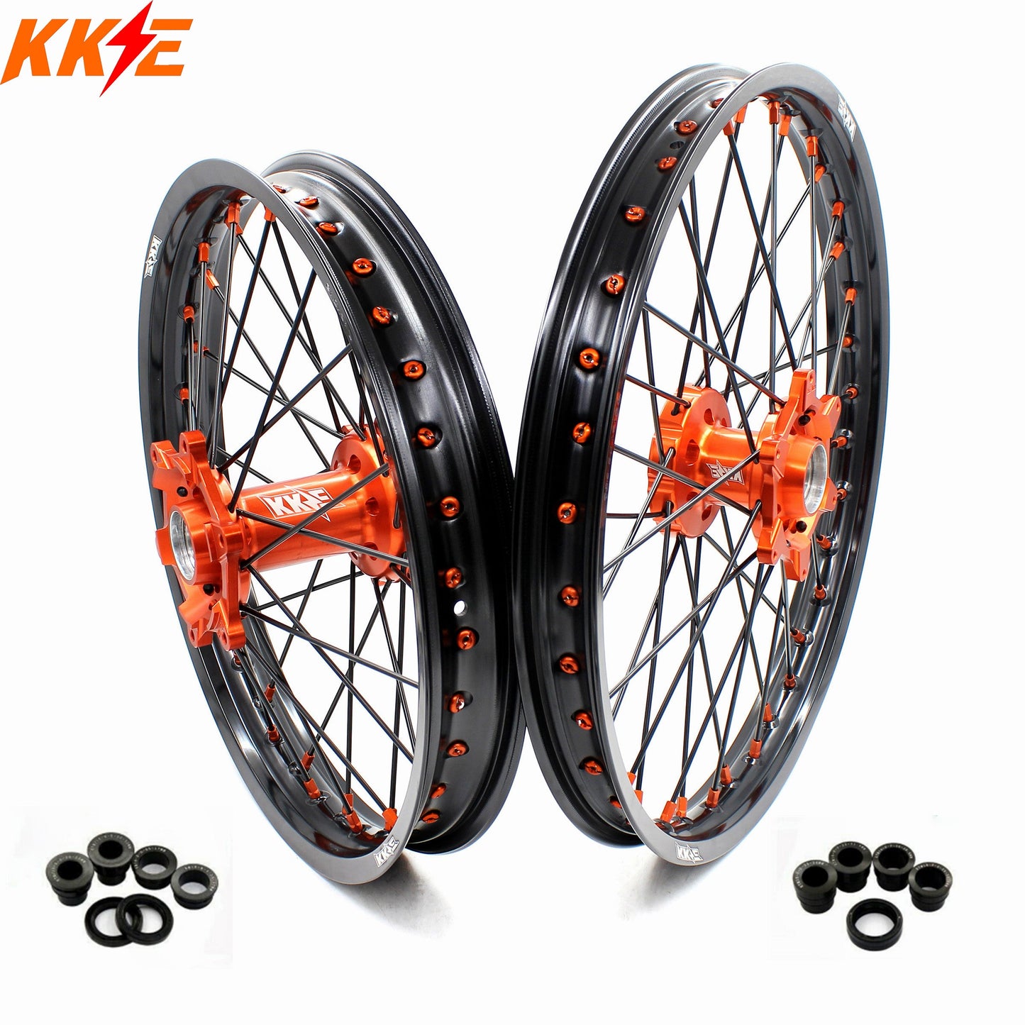 KKE 21in. 19in. Wheels For KTM SX SX-F XC SXF 125-530CC 2003-2025 Off Road Spoke Rims