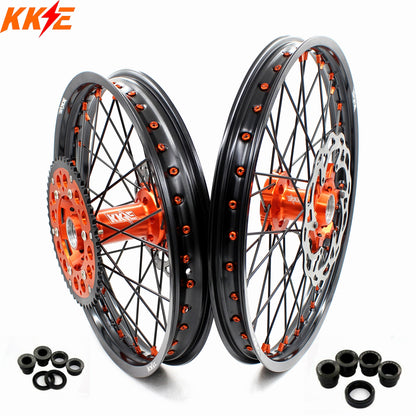 KKE 21in. 19in. Wheels For KTM SX SX-F XC SXF 125-530CC 2003-2025 Off Road Spoke Rims