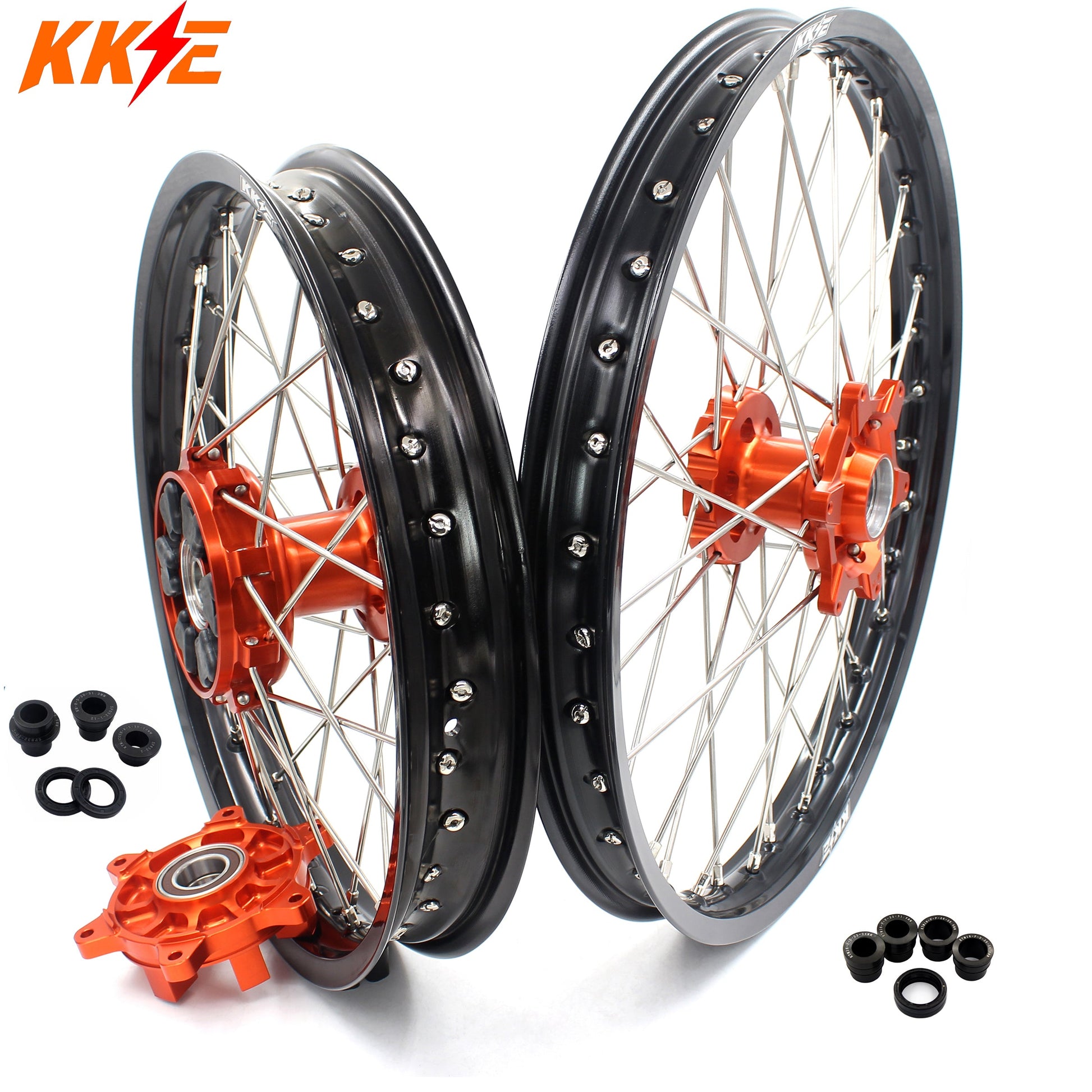 KKE 21/18 Enduro CUSH Drive For KTM EXC EXC-F EXC-W 125-530CC 2003-2024 Off Road Dirtbike Wheels - Howling Moto