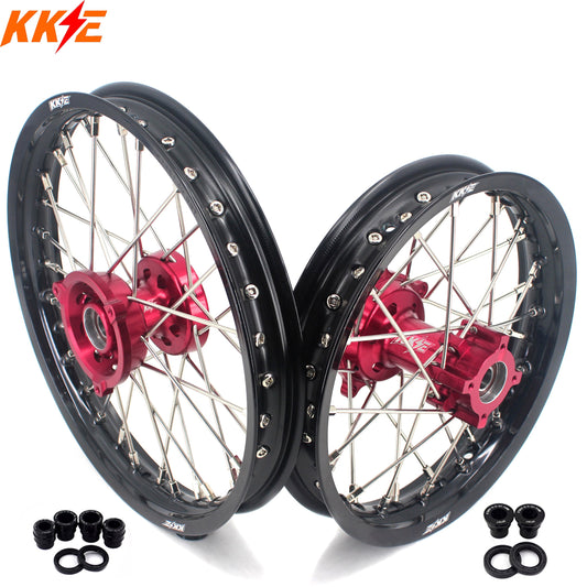KKE 14/12 Small Kid's Wheel Set For GAS GAS MC65 2021-2024 For KTM SX65 2002-2024 - Howling Moto