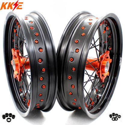KKE 17Inch Supermoto Rims For KTM SX SX-F XC-F XC EXC EXC-F 2003-2025 - Howling Moto