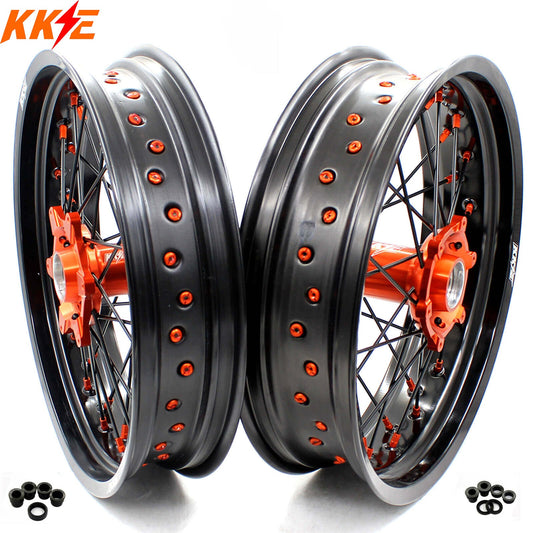 KKE 17Inch Supermoto Rims For KTM SX SX-F XC-F XC EXC EXC-F 2003-2025 - Howling Moto