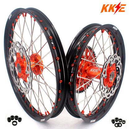 KKE 21/18 Enduro Wheels For KTM EXC EXCW 125-530CC 2003-2024 Motorcycle Dirt Rim - Howling Moto