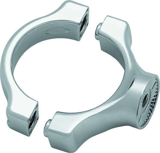 Chrome Kuryakyn side mount license plate holder clamp for Yamaha Bolt 2014 and newer motorcycle