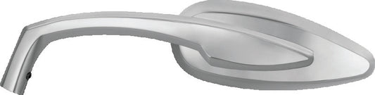 Kuryakyn Teardrop Chrome Motorcycle Mirrors with 5-inch wide convex glass for improved rear visibility