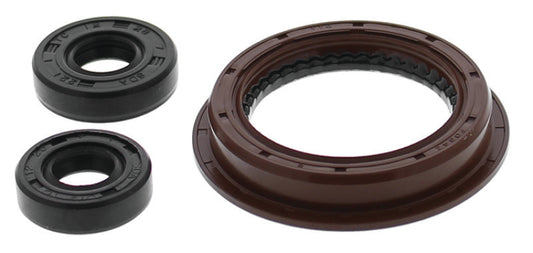 QuadBoss oil seal set for Polaris ACE 900 SP/XC, showing multiple black rubber seals and metal components on a clean background.