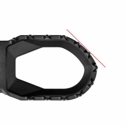 ZETA Max foot peg for Yamaha motorcycles, part number ZE93-2610, featuring durable metal construction and mounting hardware.