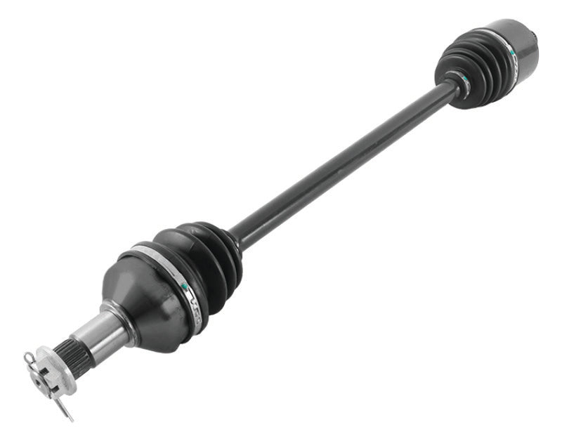 QuadBoss rear left rugged axle for Arctic Cat Wildcat 1000/LTD, 2012-2015, showing the durable metal construction and mounting points.