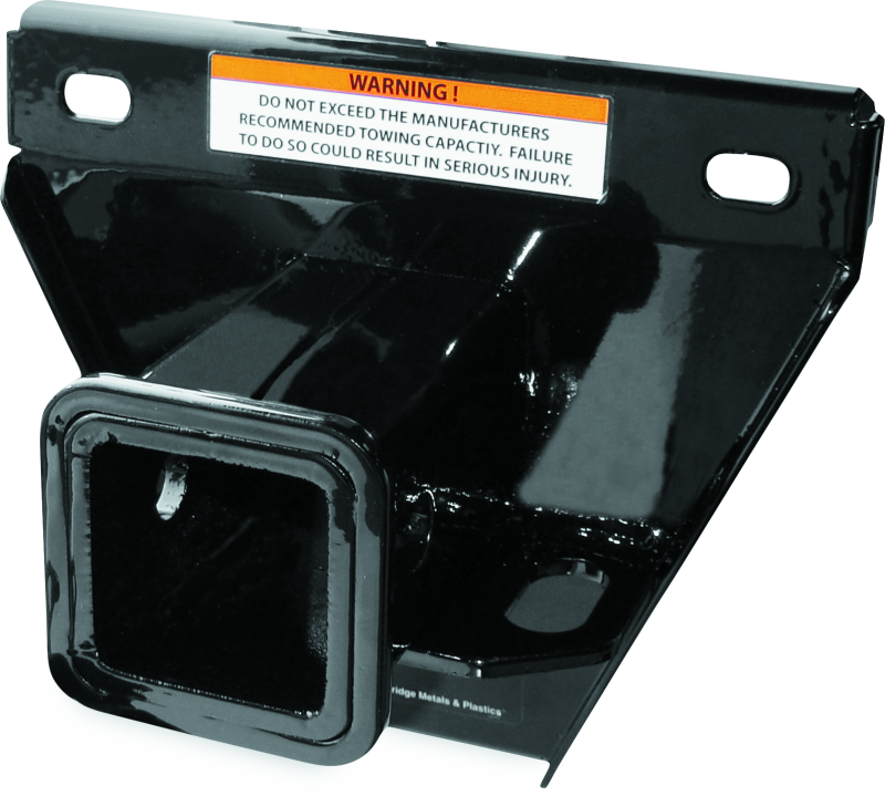 QuadBoss 2-inch ATV rear receiver hitch for Yamaha YFM550 Grizzly and YFM700K Kodiak, durable steel construction.
