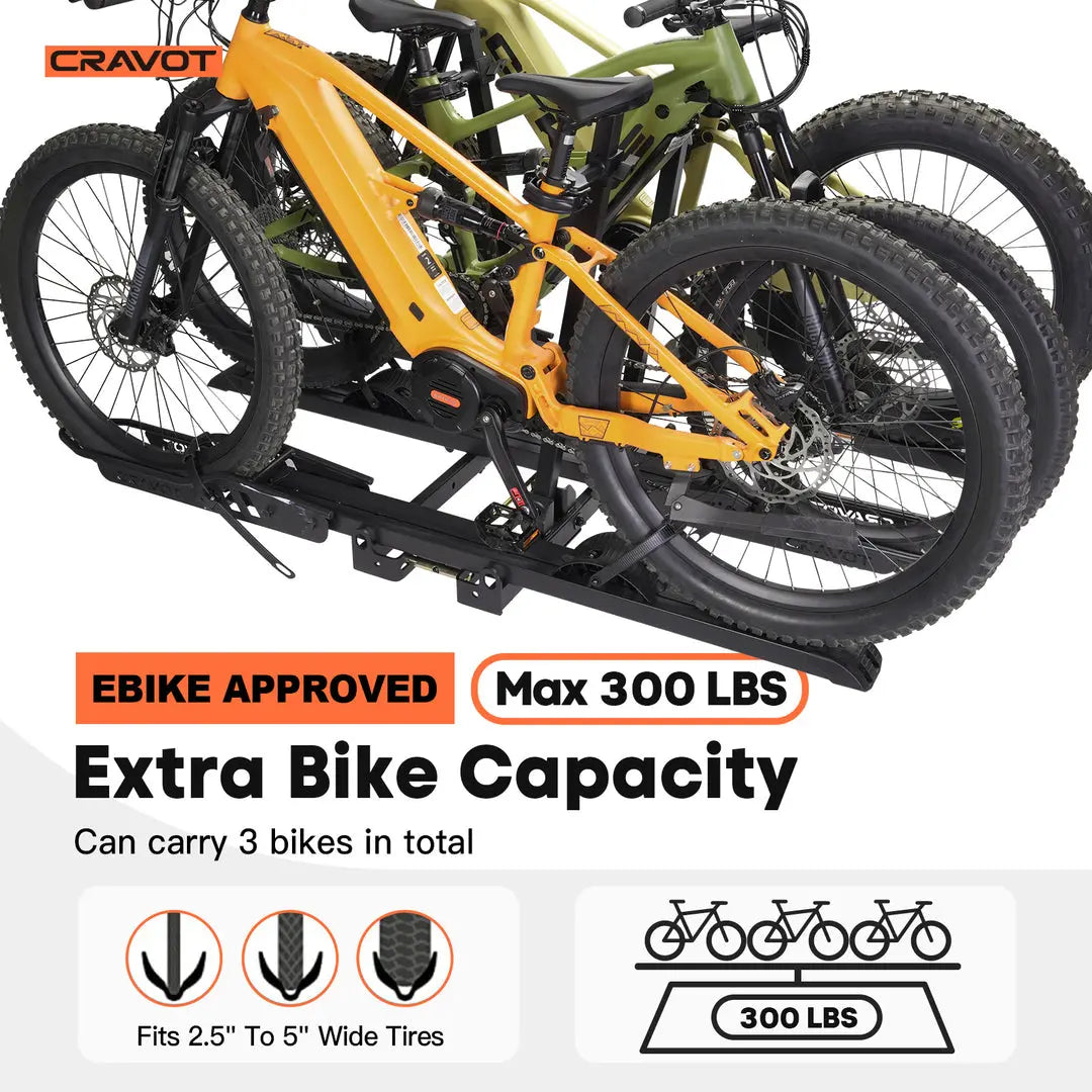 CRAVOT CyberRack S3 Hitch Bike Rack - Howling Moto