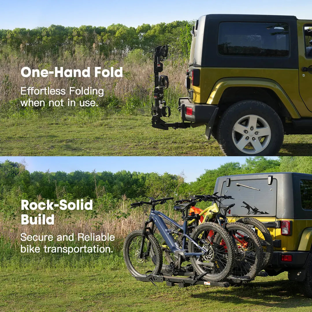 CRAVOT CyberRack S3 Hitch Bike Rack - Howling Moto