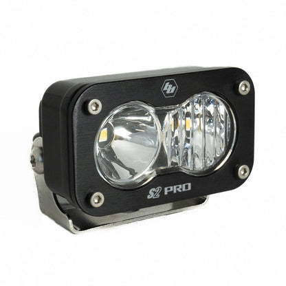 Elektrisches Racing Baja Designs S2 Pro LED light for Surron and E Ride Pro, prewired for easy installation.
