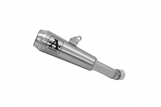 Bill's Exhausts Arrow Pro-Race Slip-on exhaust in Nichrome for Yamaha YZF-R3 Ninja 400 Z400 2019-2025 motorcycle