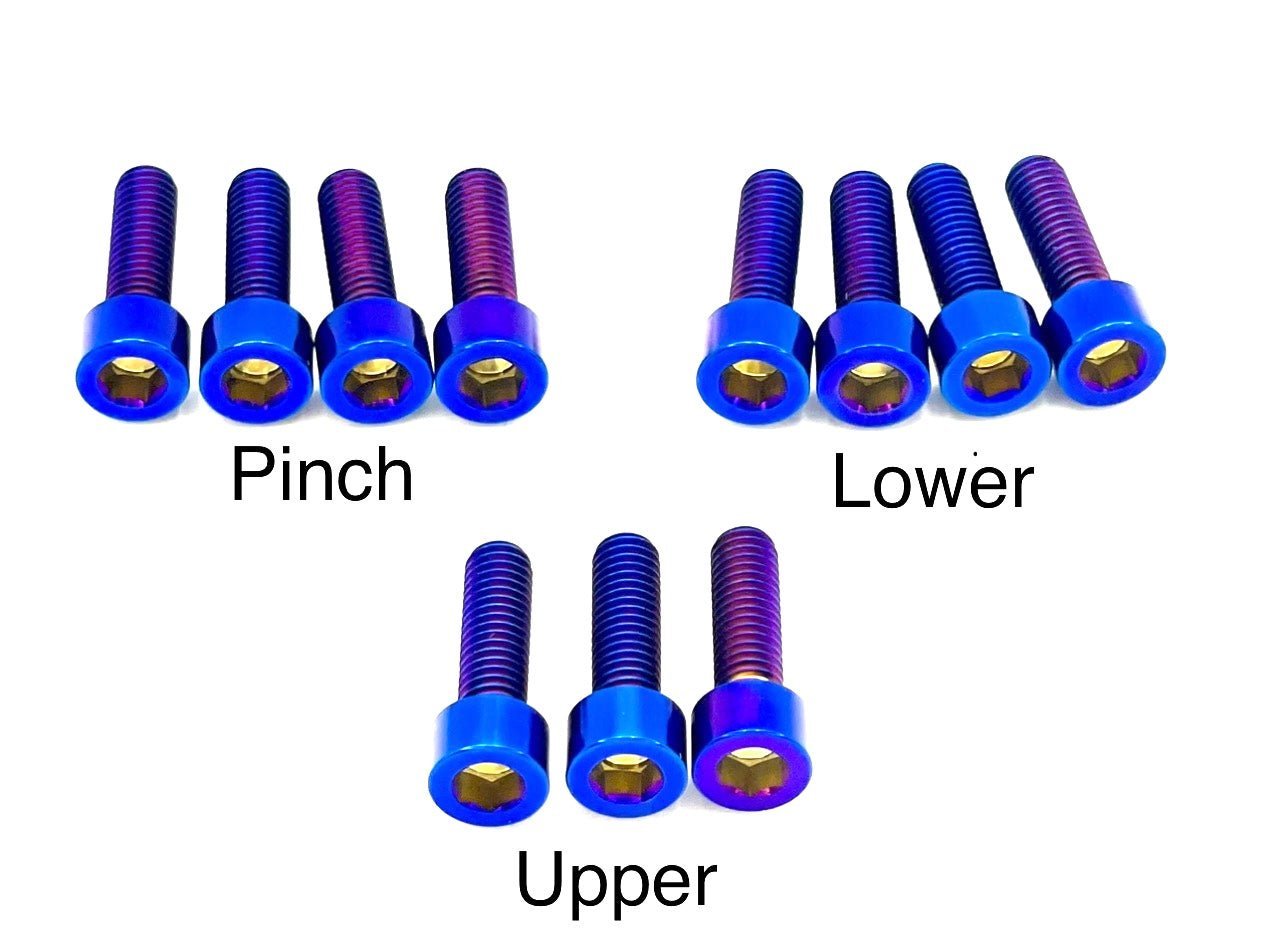 Titanium EXT Ferro Fork 11 Piece Bolt Kits