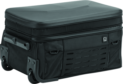 Kuryakyn Xkursion XW Porter Bag for powersports, rugged black bag with straps and compartments, ideal for mobile office use.